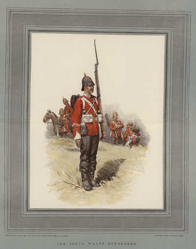 The South Wales Borderers by Charles Edwin Fripp